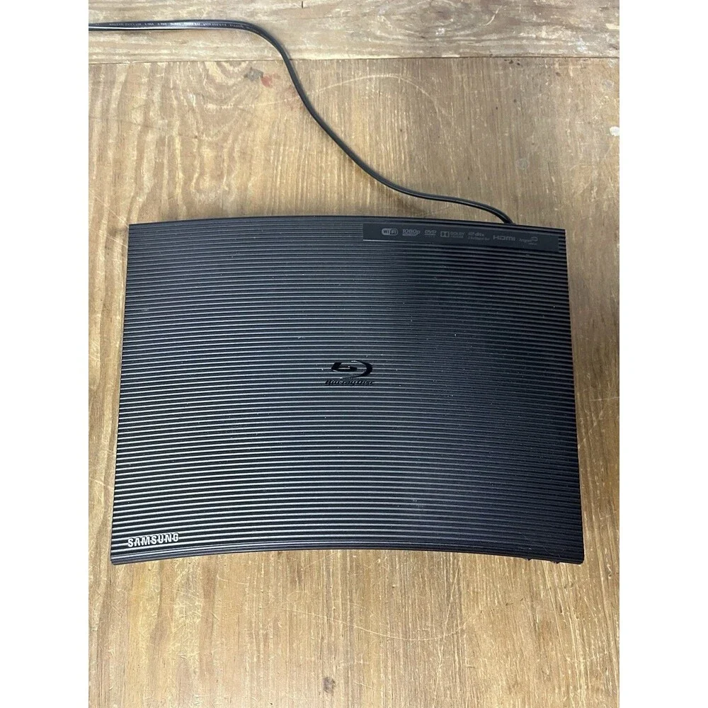 Samsung BD-J5700 Smart Curved Blu-Ray Disc DVD Player Streaming No Remote Tested